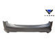 2008-2014 Mercedes C Class W204 C250 C63 V2 Look Rear Bumper ( with PDC ) - 2 Piece - image 1