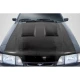 1987-1993 Ford Mustang Heat Extractor Carbon Fiber Hood - image 1
