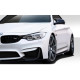 2014-2018 BMW M3 F80 2014-2020 M4 F82 F83 Duraflex M Performance Look Front Add Ons Spat Extensions - 2 Piece (S) - image 1