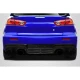 2008-2015 Mitsubishi Lancer OEM Look Carbon Fiber Rear Lip - image 1
