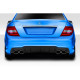 2012-2014 Mercedes C Class / C63 W204 Duraflex C63 Look Rear Diffuser - 1 Piece ( For AMG Bumper only) - image 1