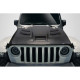2018-2025 Jeep Wrangler JL Gladiator JT Carbon Creations Viper Look Hood - 1 piece - image 1