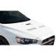 2008-2017 Mitsubishi Lancer / Lancer Evolution 10 Duraflex Evo X Look Hood - 1 Piece - image 1