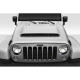 2007-2018 Jeep Wrangler JK Demon Look Hood - 1 Piece - image 1