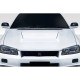 1999-2002 Nissan Skyline R34 Duraflex D1 Hood - 1 Piece - image 1