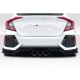 2016-2021 Honda Civic 4DR Broman Rear Lip Spoiler Air Dam - 3 Pieces - image 1