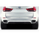 2014-2018 BMW X5 F15 M Performance Look Rear Diffuser - 3 Pieces (S) - image 1