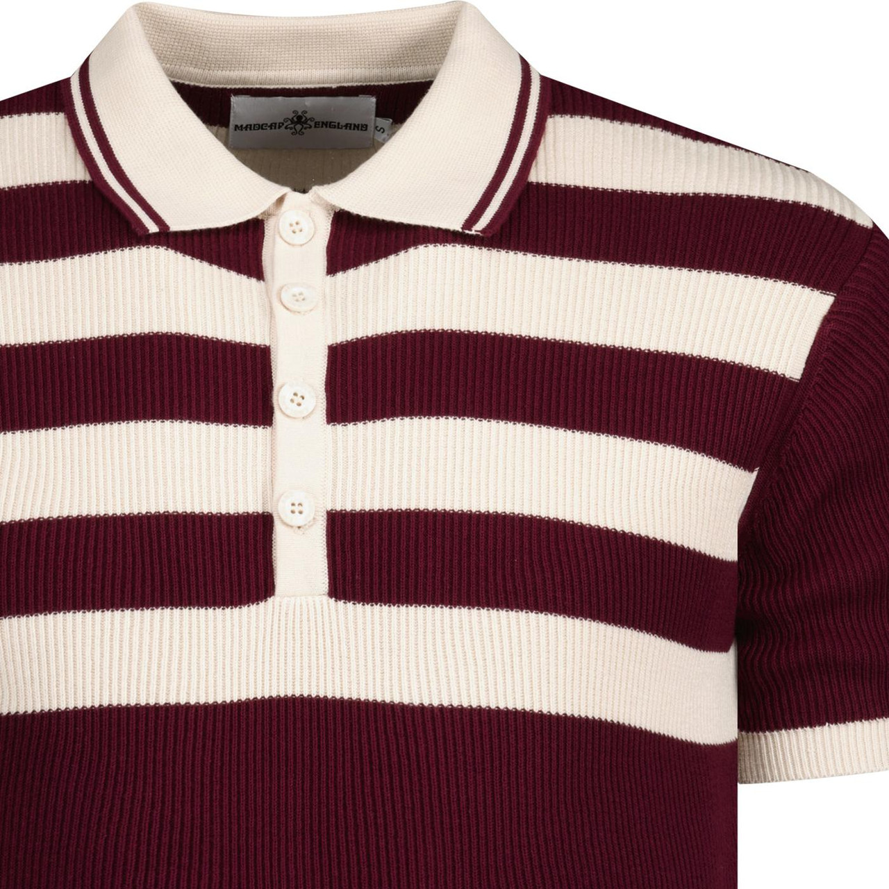 Terry Mod Ribbed Stripe Polo (Z)