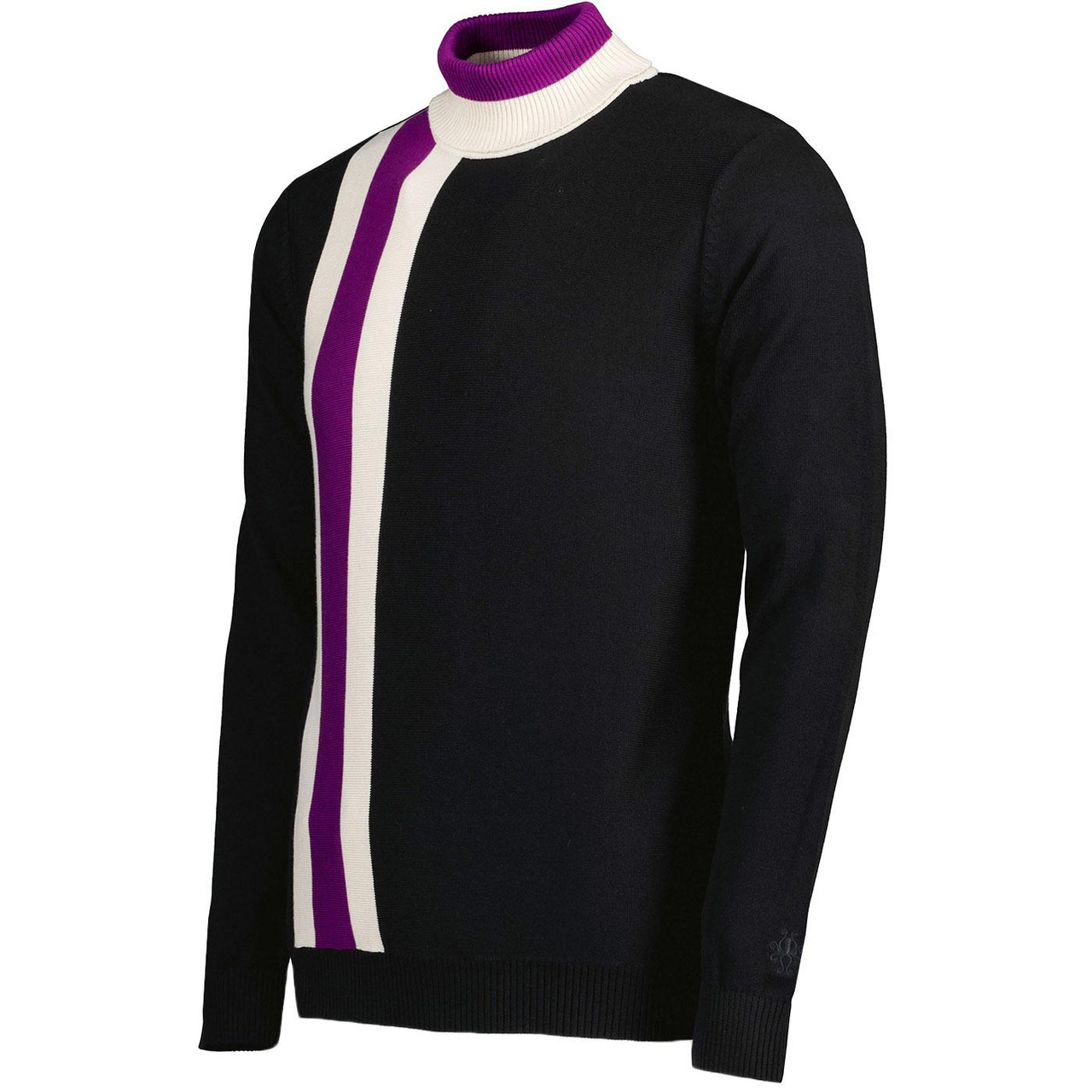 Lewis Mod Roll Neck Racing Jumper B