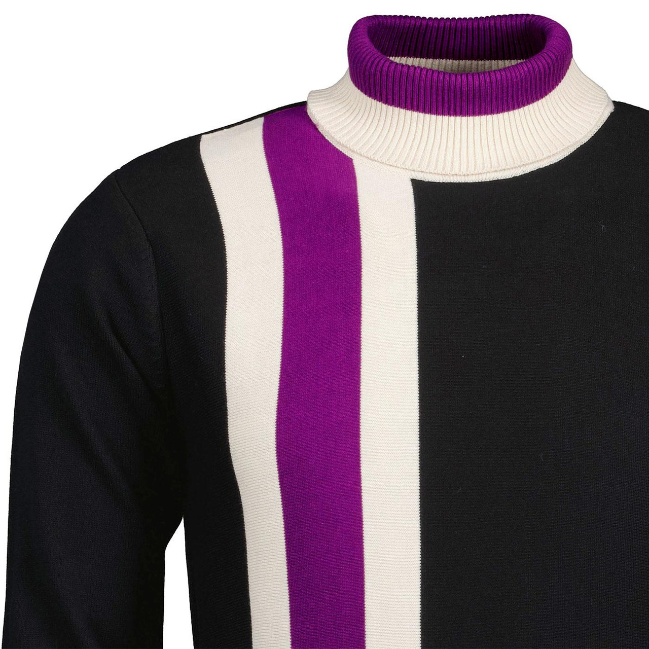 Lewis Mod Roll Neck Racing Jumper B