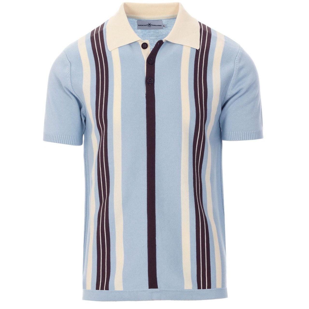 Farlowe Mod Stripe Knit Polo Top WS