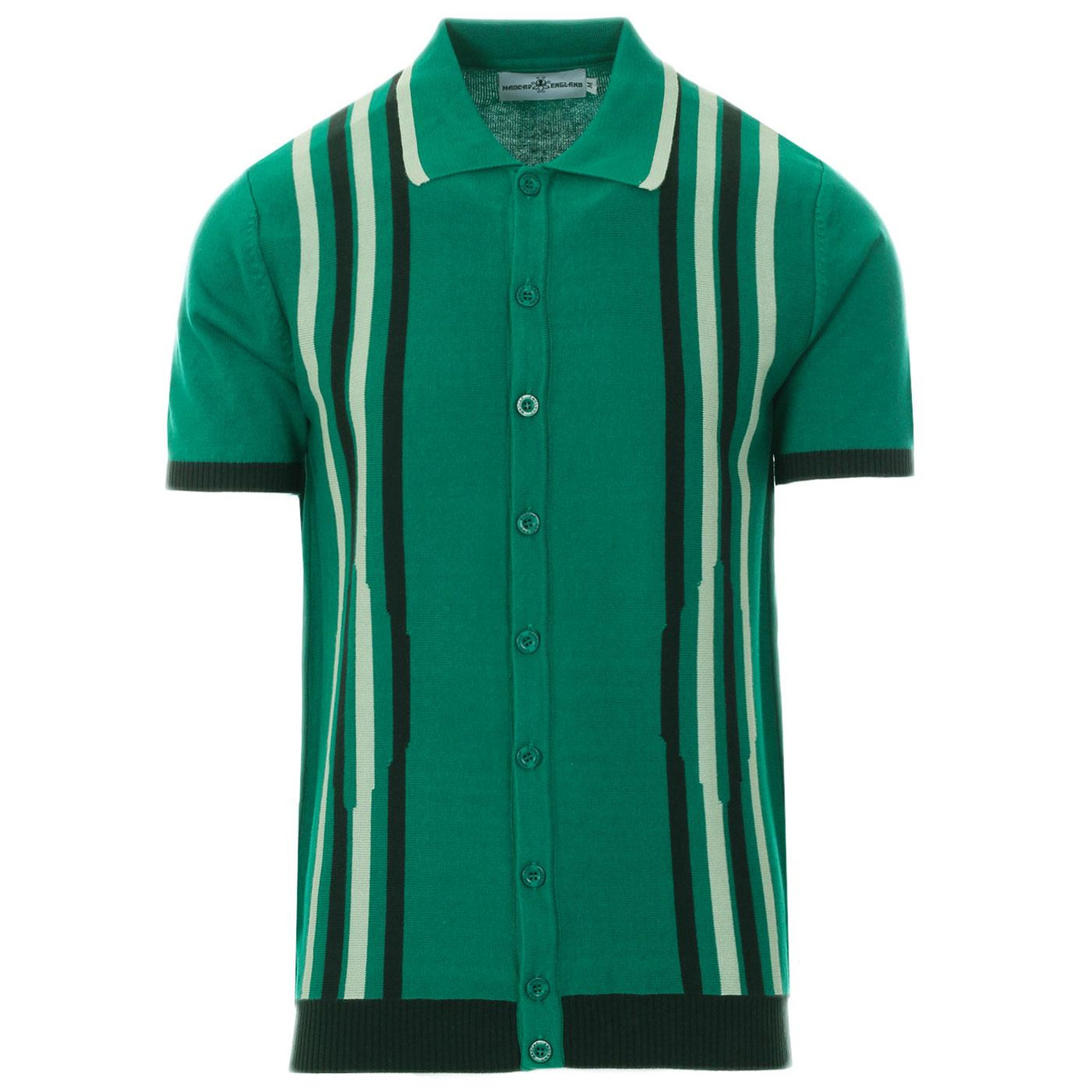 Shockwave MADCAP ENGLAND Mod Stripe Knit Polo (AG)