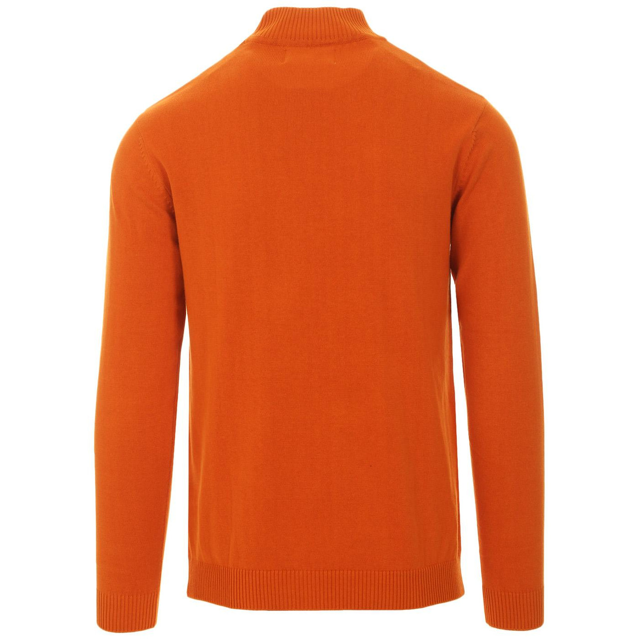 Orange 2025 mock turtleneck