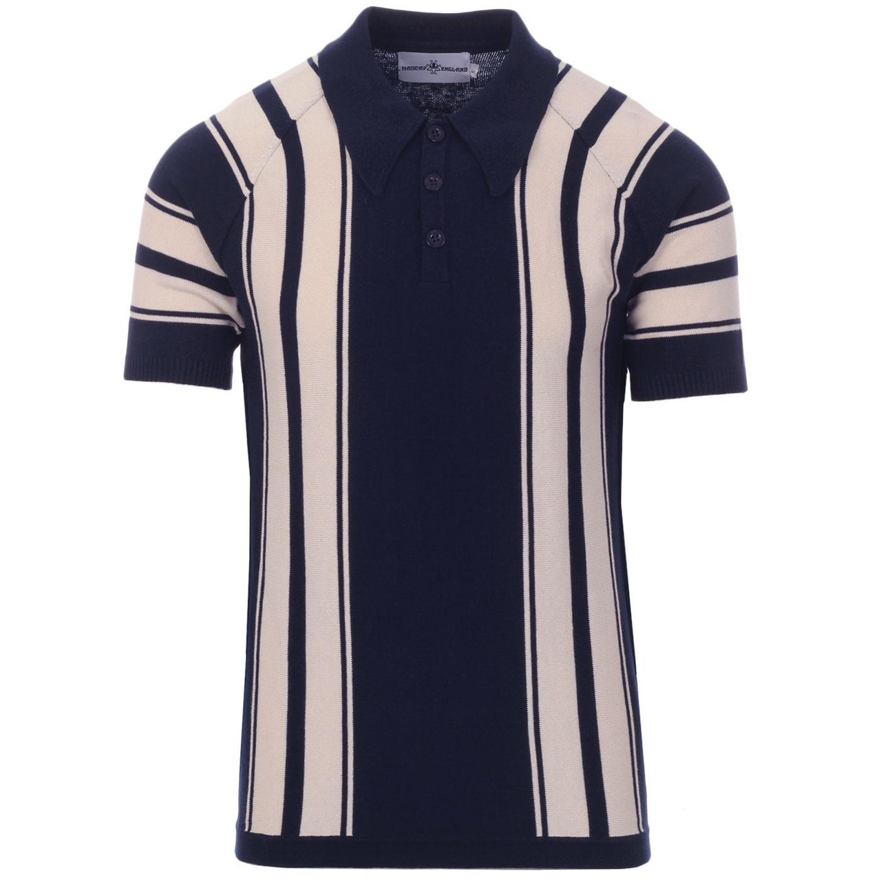 Acid Test MADCAP ENGLAND Mod SS Big Collar Polo