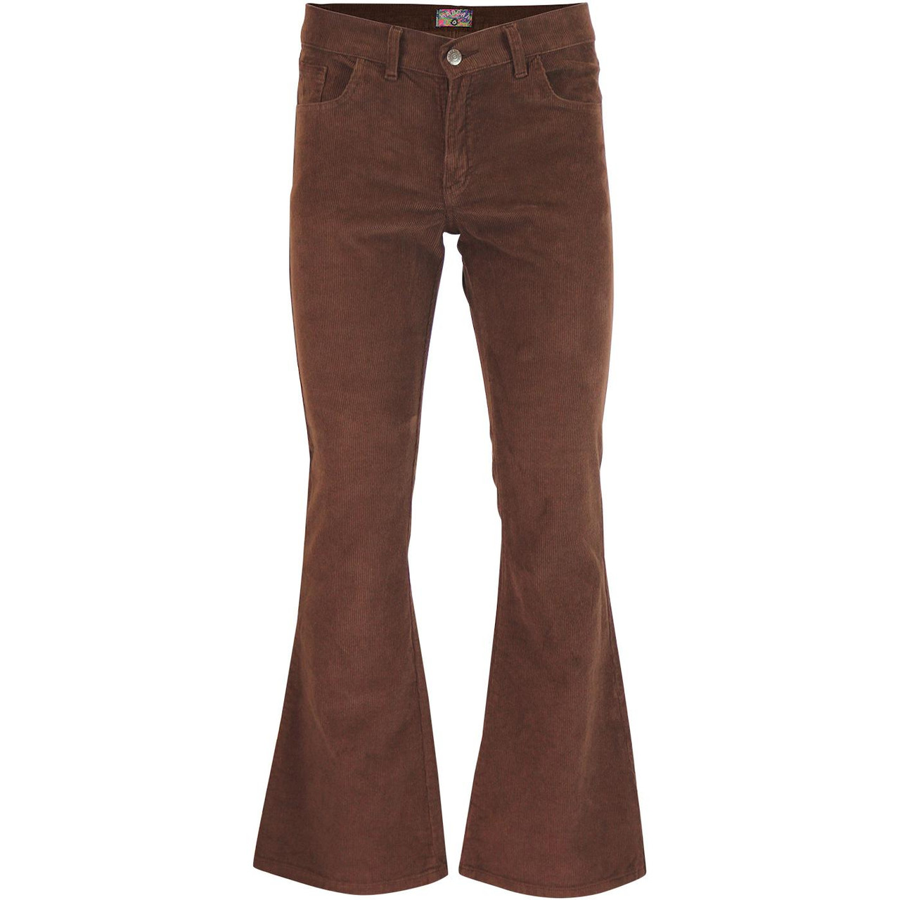 Killer Retro 70s Cord Flares COCOA