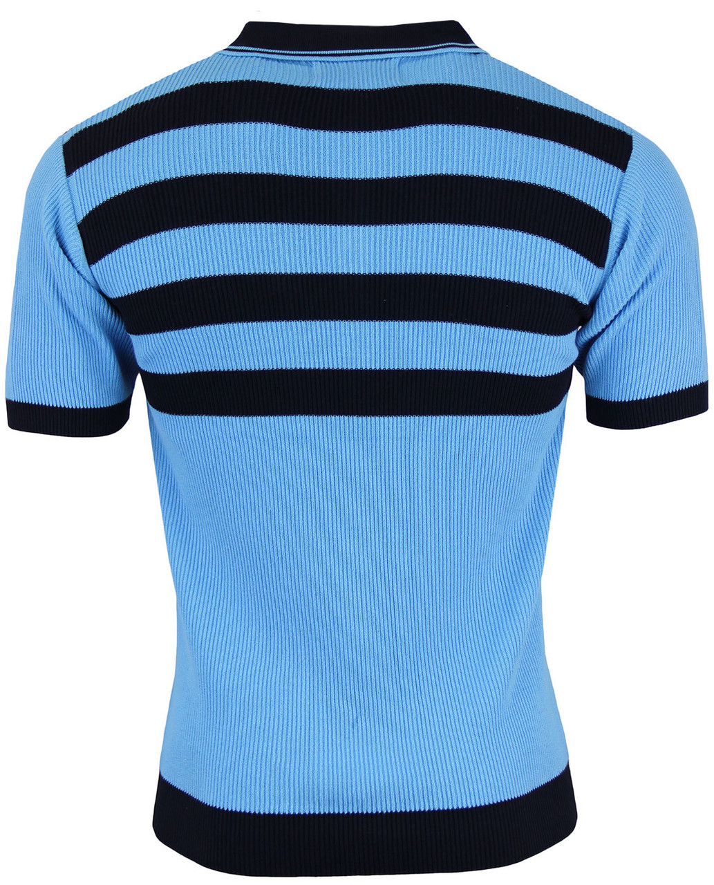 Terry MADCAP ENGLAND Retro Mod Ribbed Stripe Polo