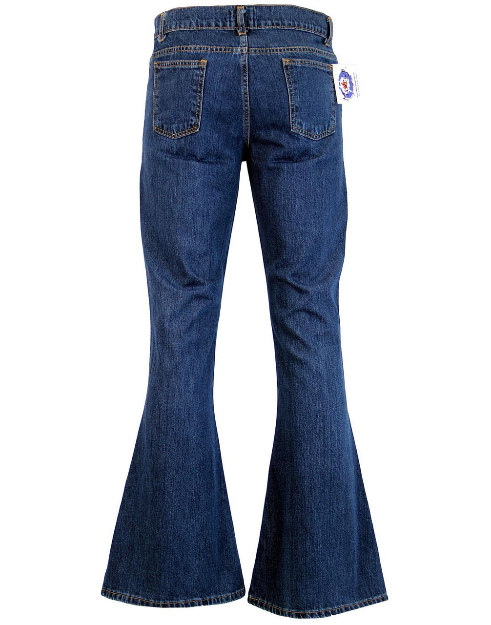 Madcap England Rock Bell Bottom Flares in Blue Stonewash Denim