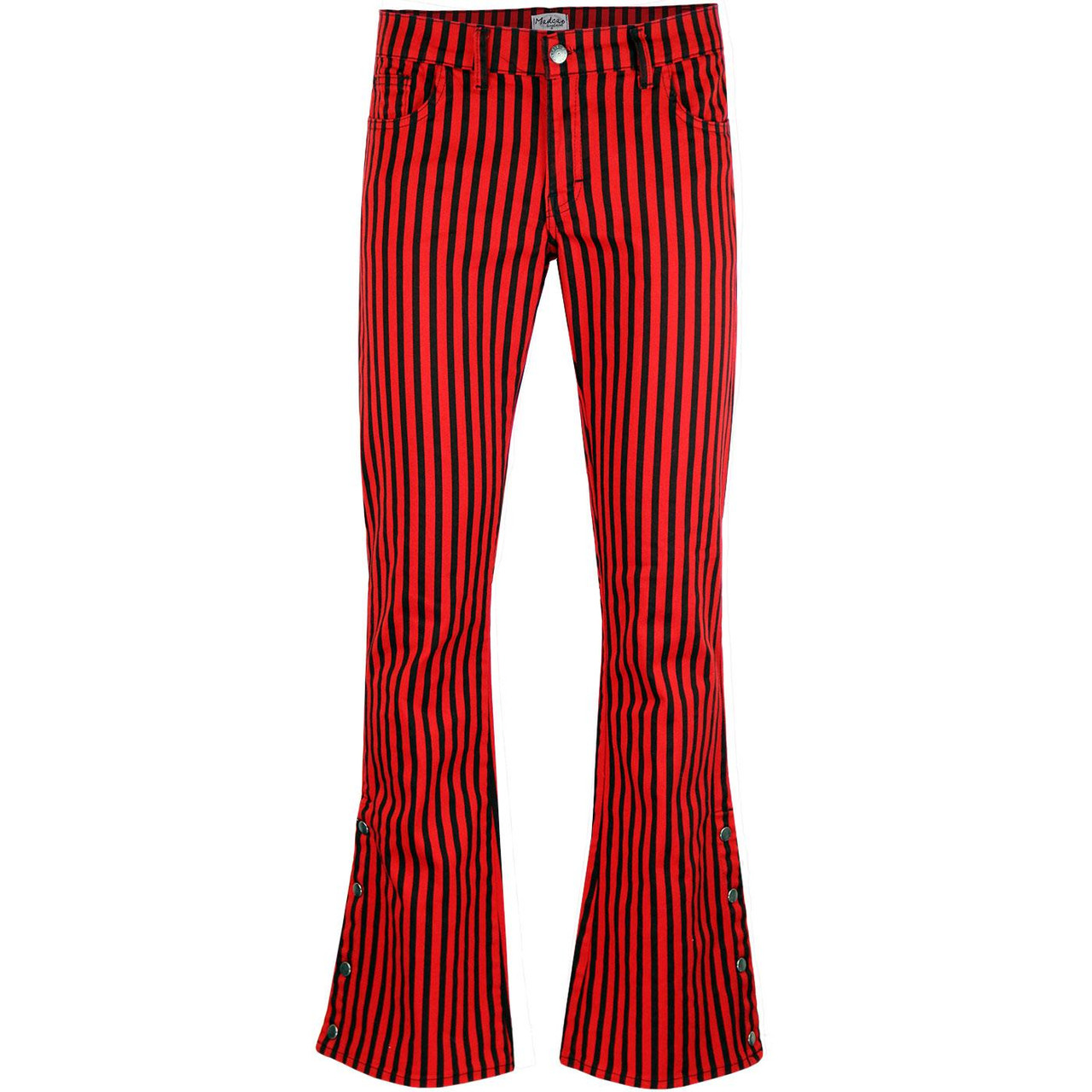 Striped bell bottoms on sale jeans