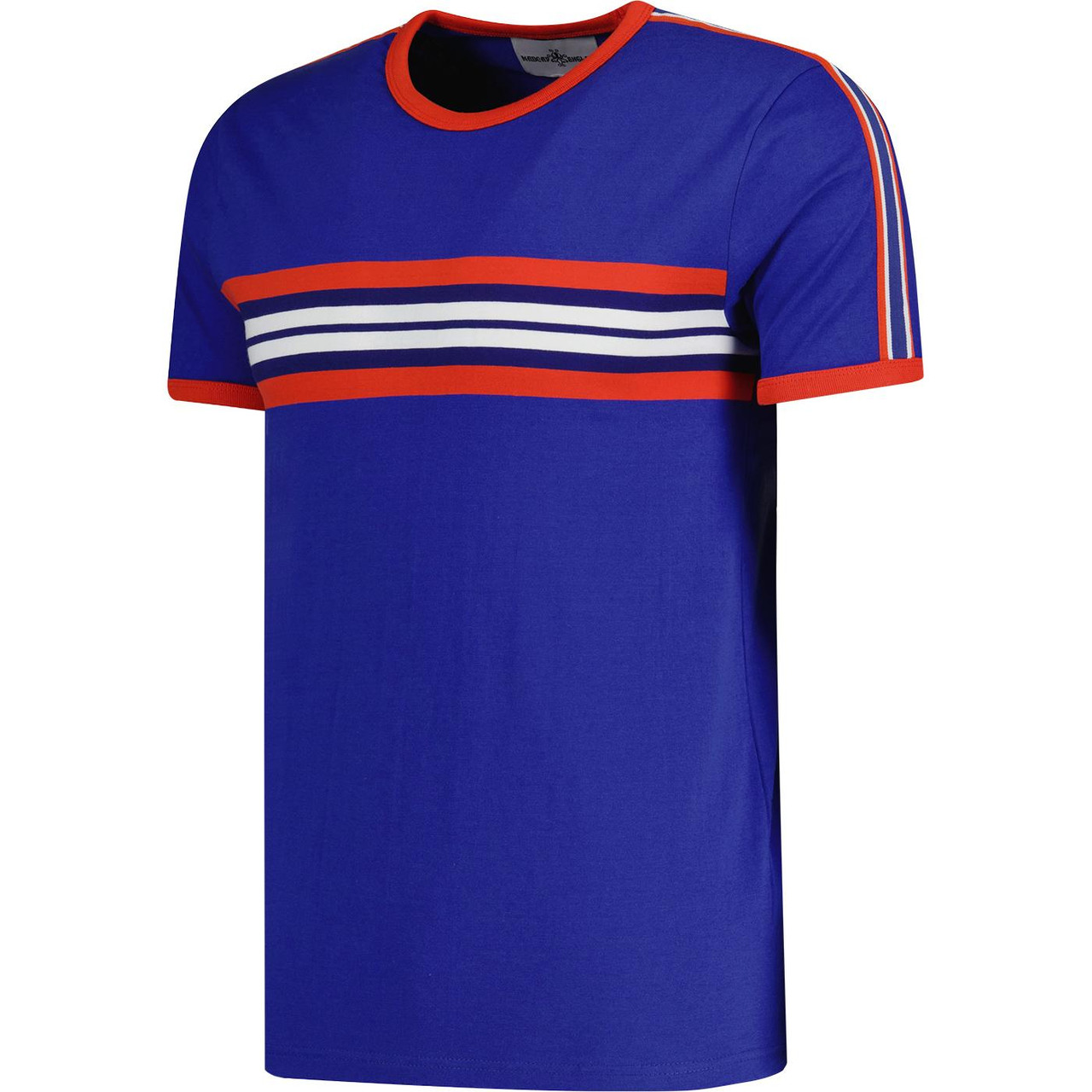 Madcap England Cassette Men's Retro 70s Style Taped T-Shirt in