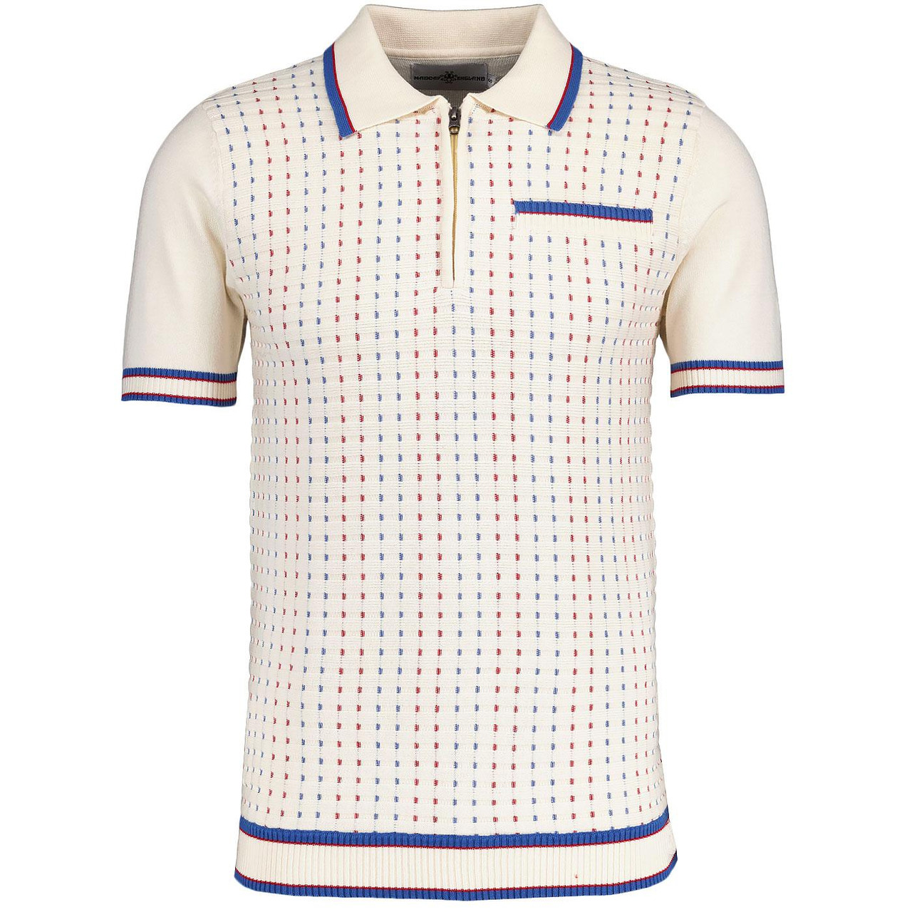 Miles Mod Jacquard Knit Polo SW