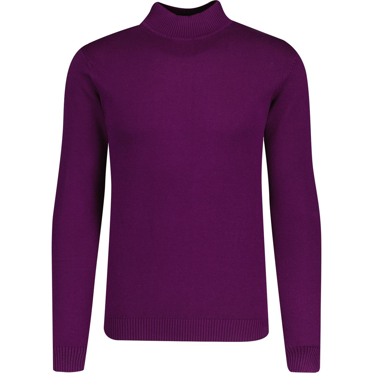 Purple polo store neck jumper