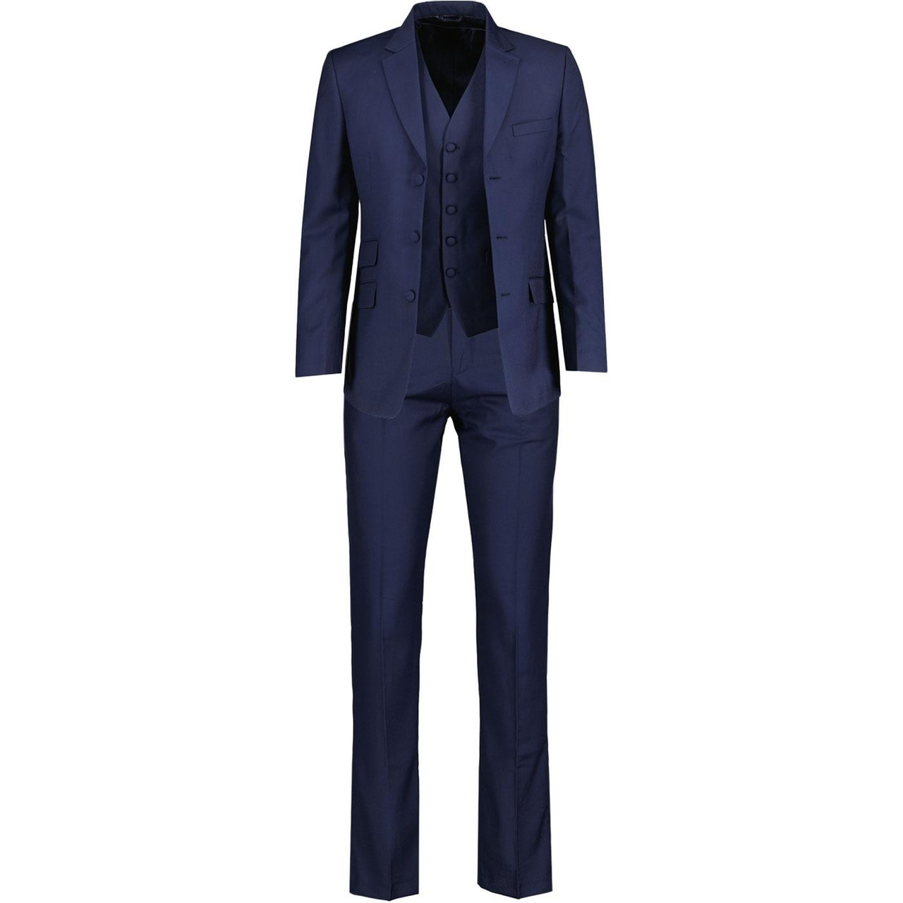 Madcap Englandの三つボタンジャケット Madcap England 60s Mod 3 Button Suit Blazer (Navy)
