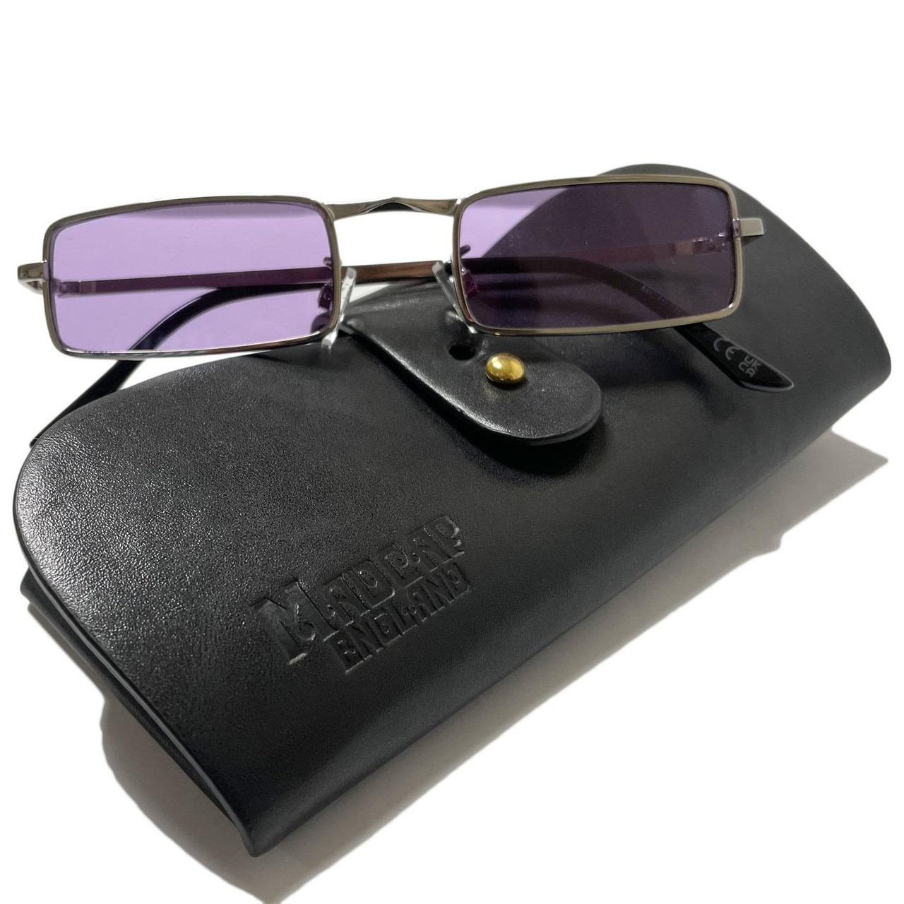 MADCAP England サングラス McGuin Glasses Madcap England McGuinn Mod 60s Style Rectangular Granny Glasses