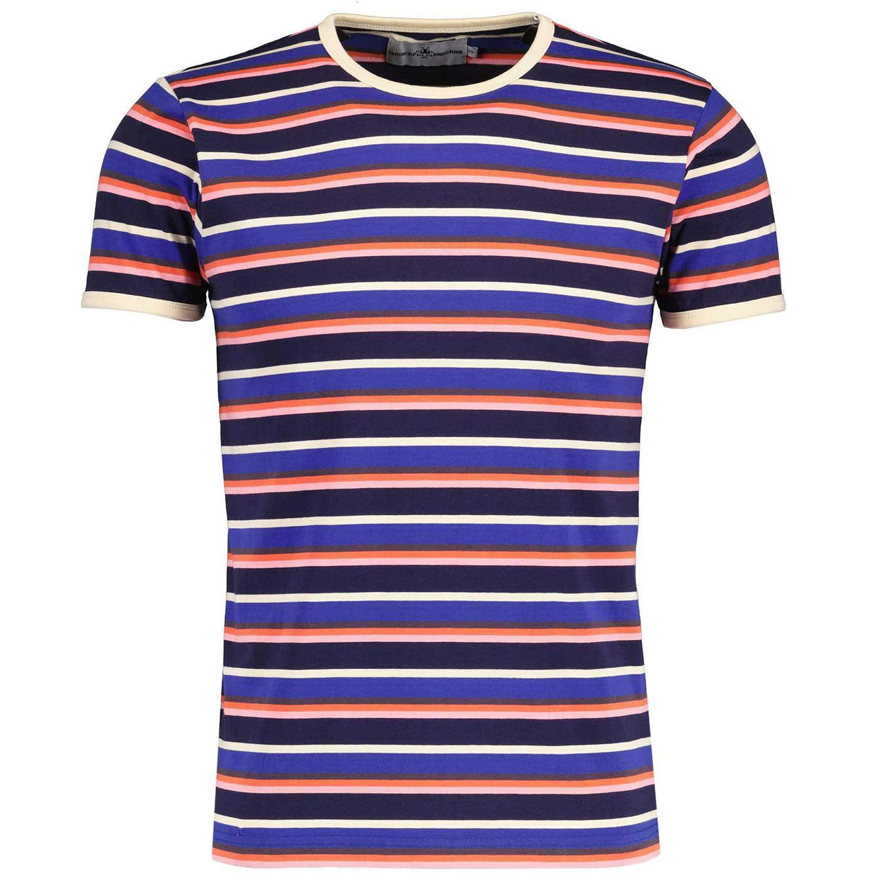 Dekker MADCAP ENGLAND Retro 70s Stripe T-Shirt MB