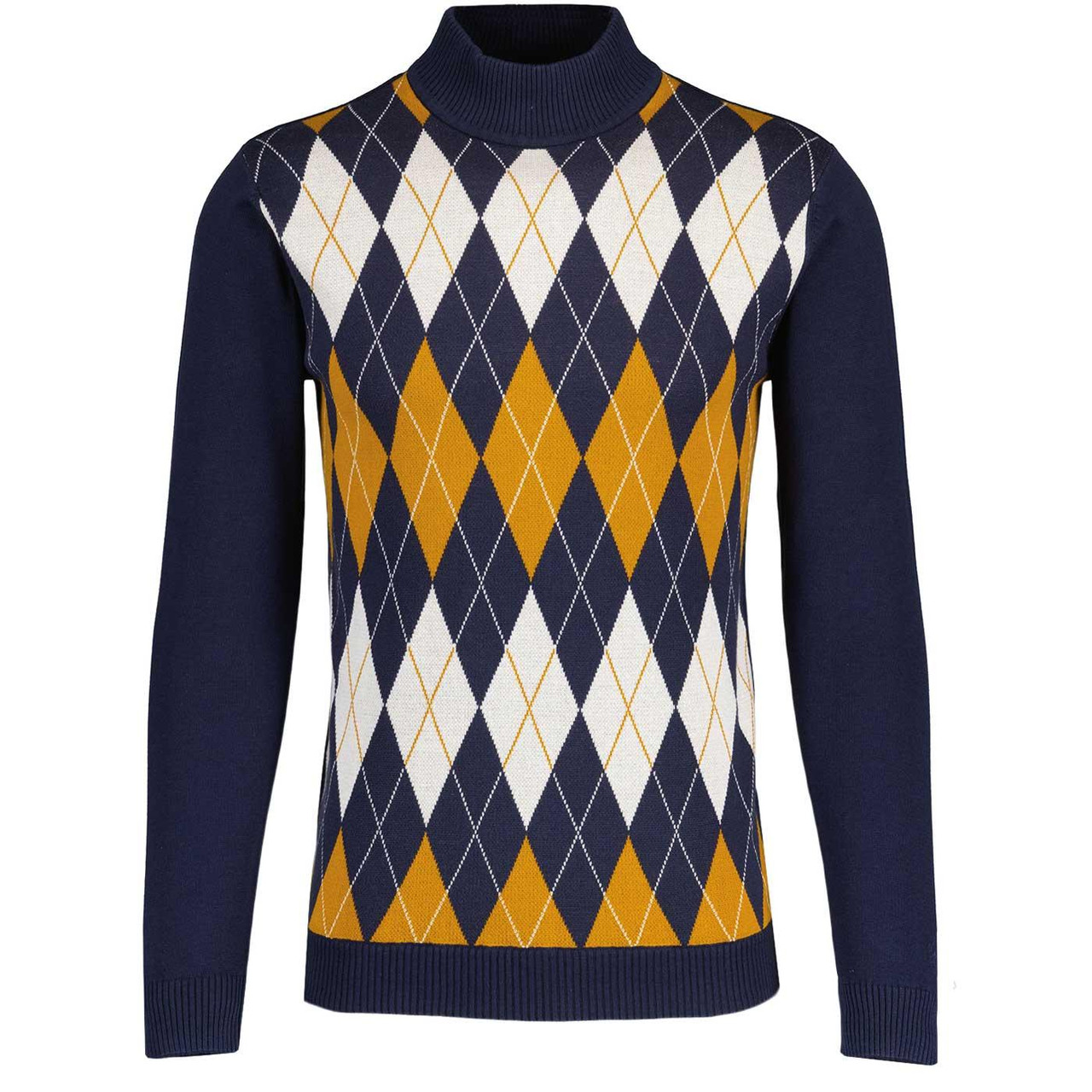 Benmore Madcap England Argyle Turtleneck Jumper NB