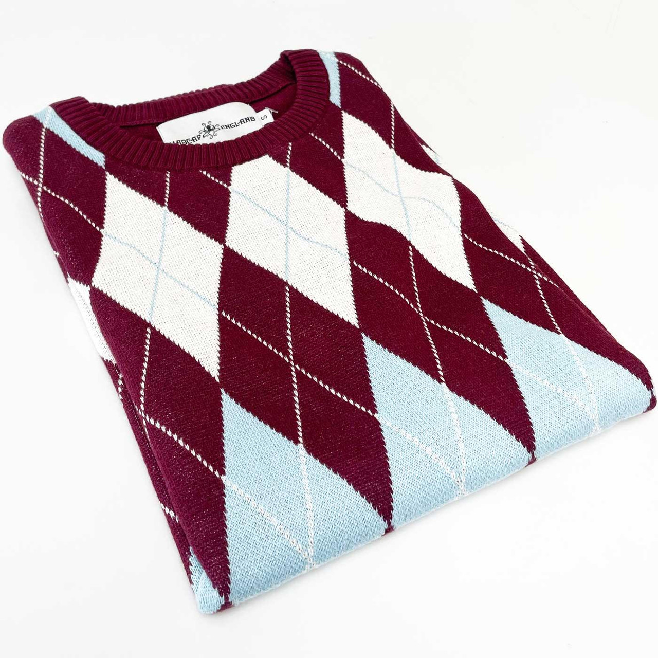 Blane Madcap England Mod Argyle Knitted T-Shirt Z