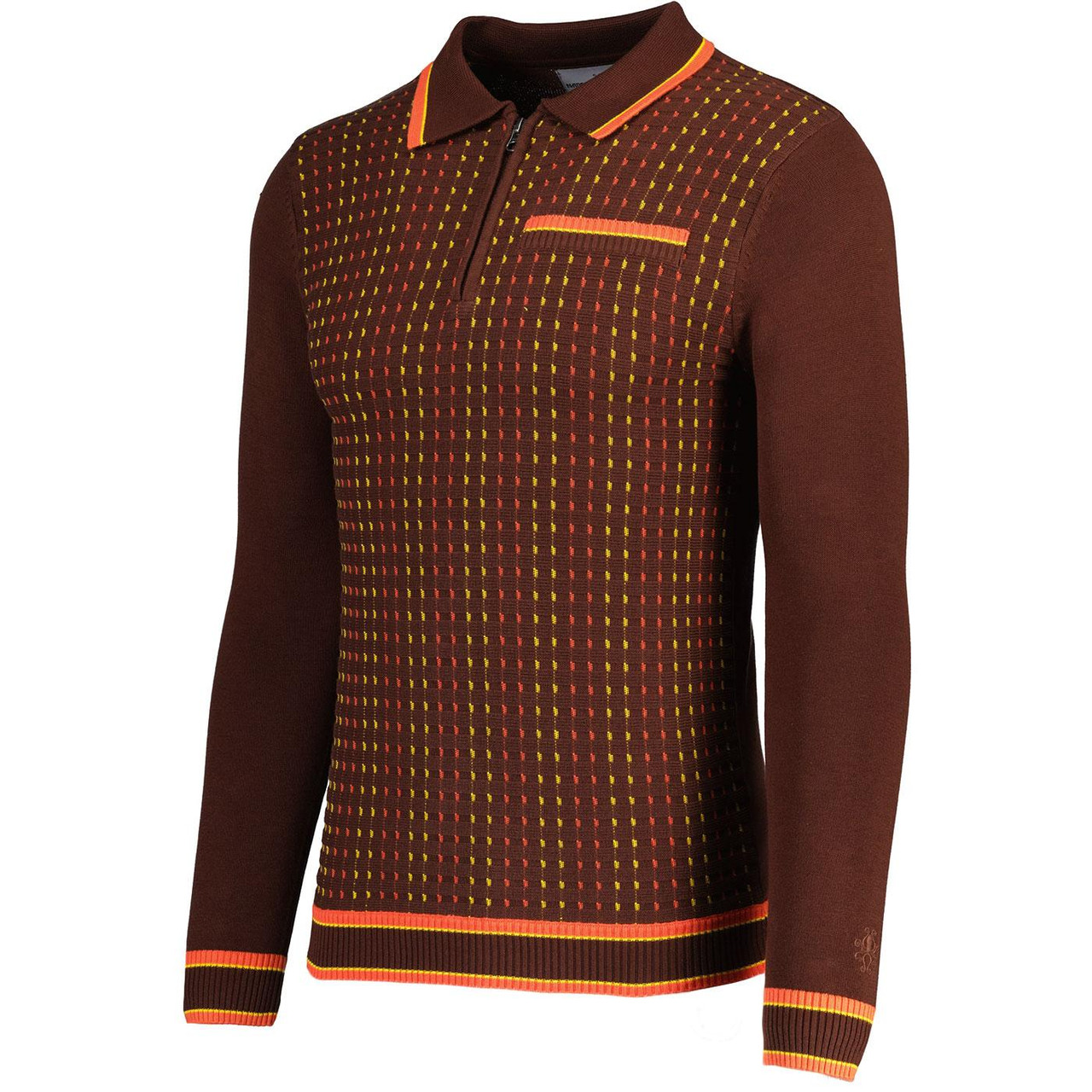 Coltrane Madcap England Mod Jacquard Knit Polo PS