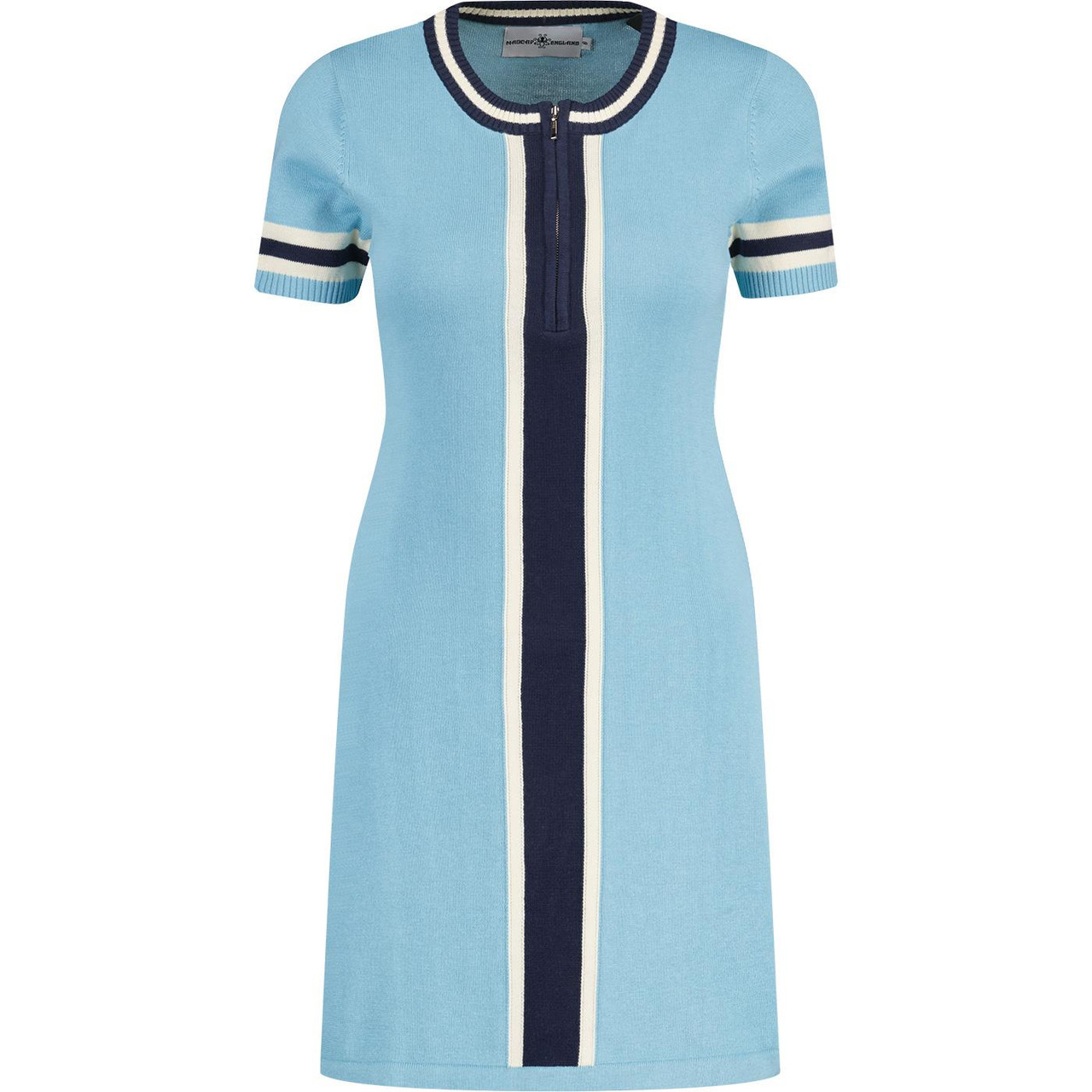 Aster MADCAP ENGLAND Mod Zip Neck Knit Dress (AB)