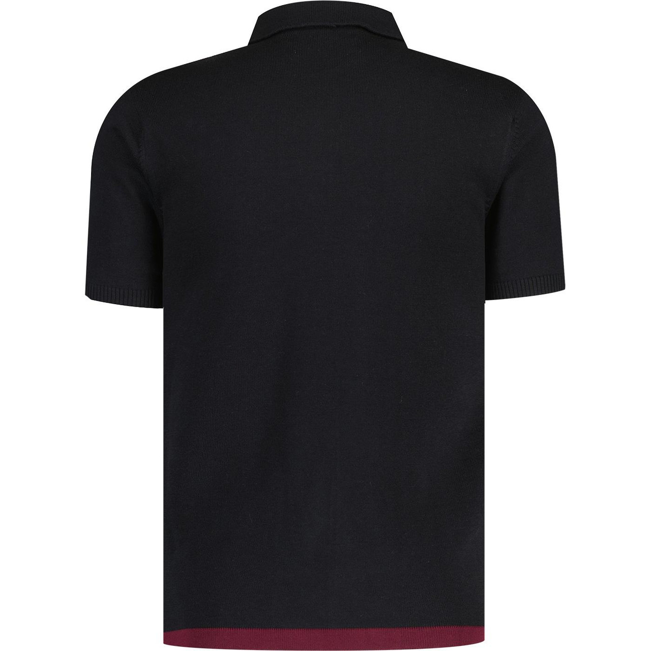 Victor Madcap England Mod Cable Stripe Knit Polo B