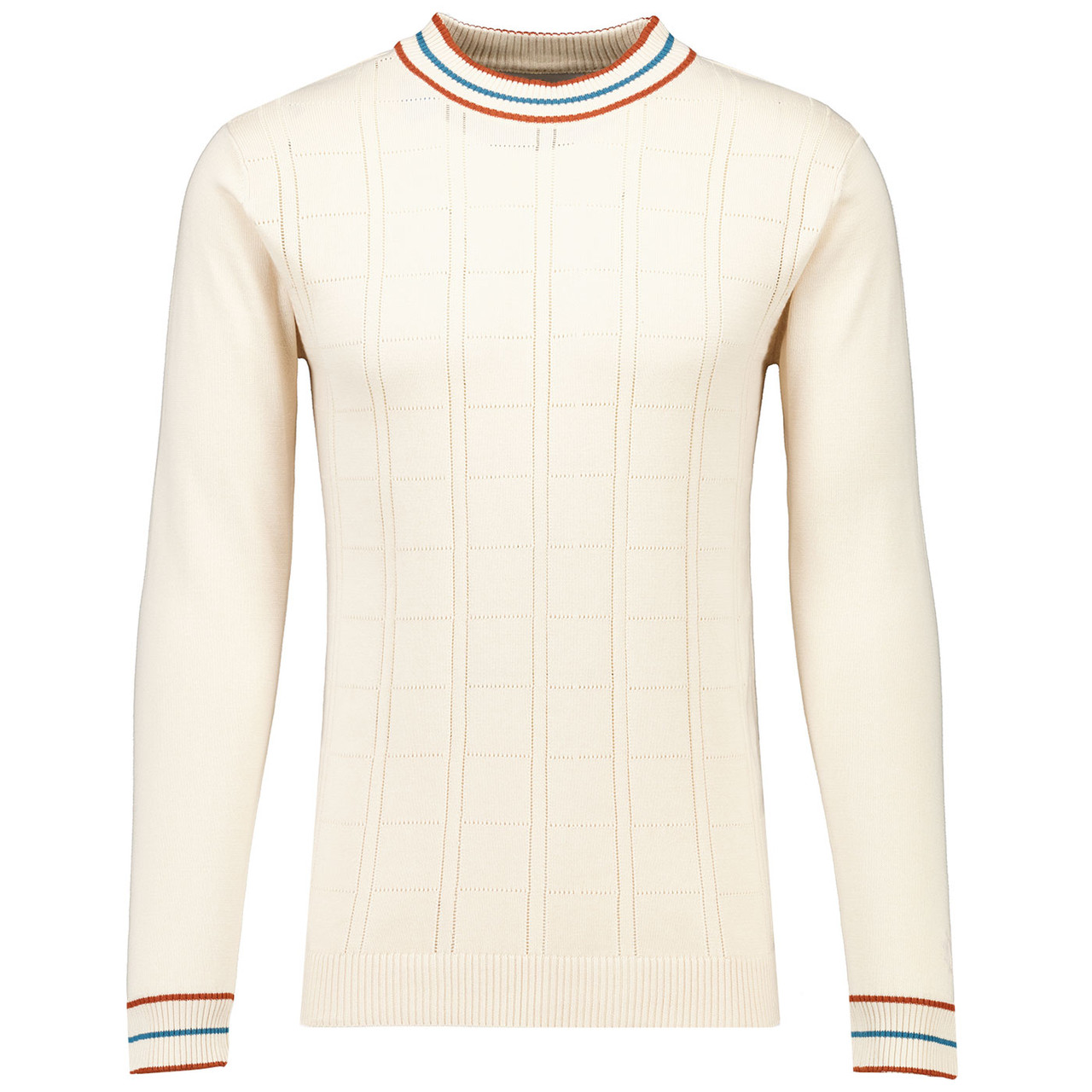 Moore Madcap Pointelle Knit L/S Turtleneck (Birch)