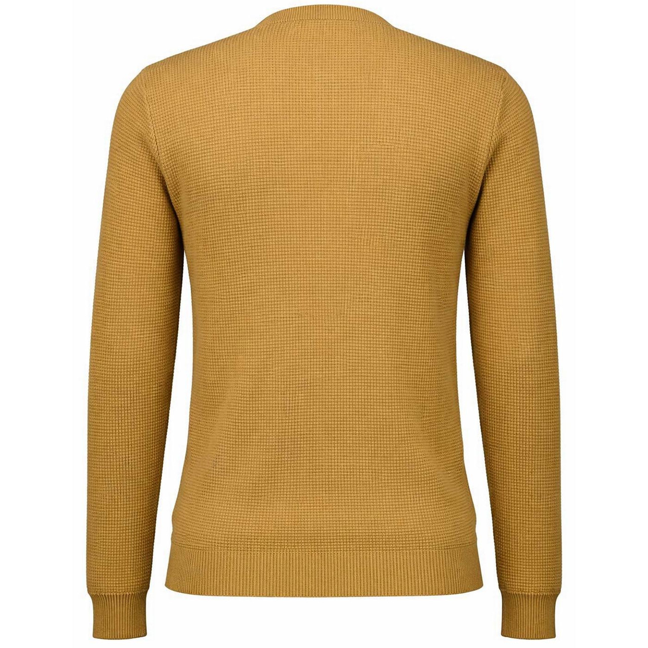 Madcap England Brunswick Retro 70s V-neck Waffle Knit Cardigan - Dijon