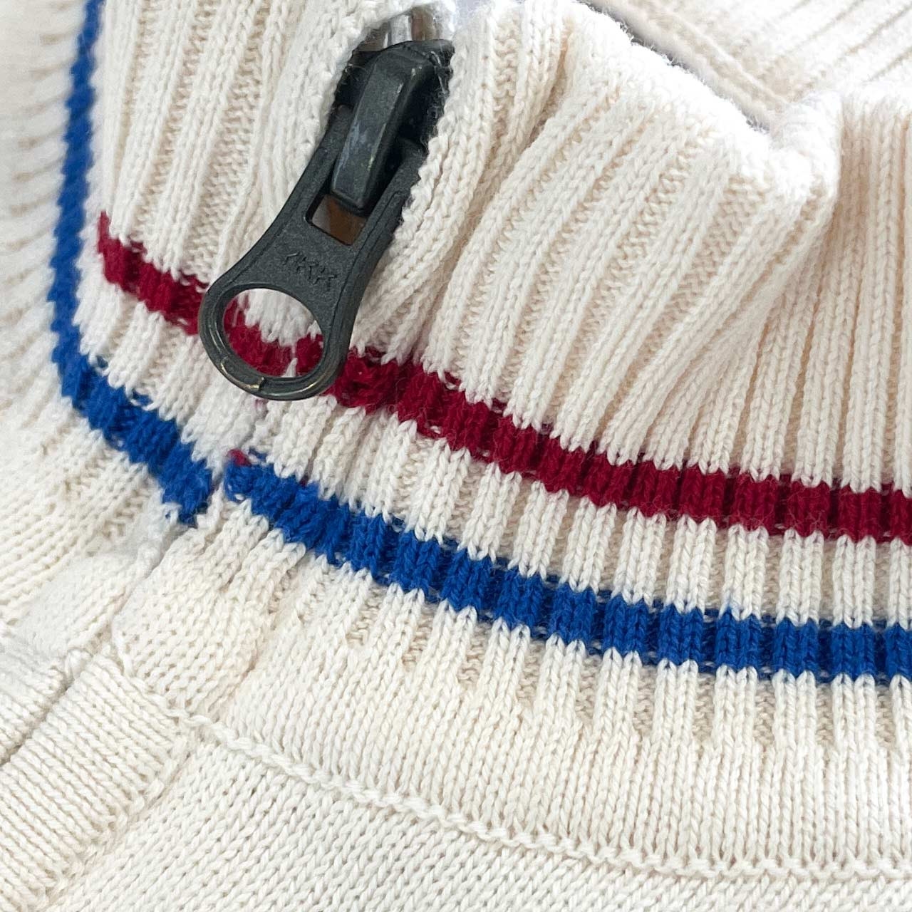 Madcap England Sanremo Men's Mod Zip Through Knit Cycling Top in