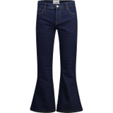 Madcap England Men's Rock Flares Bell Bottom 70s Jeans in Indigo Blue Denim