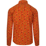 madcap england mens trip paisley print long sleeve shirt red gold