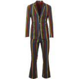 Madcap England Hendrix Stripe Psychedelic 60s Flared Suit