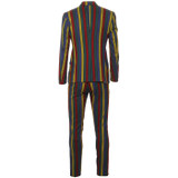 Madcap England Hendrix Stripe Psychedelic 60s Mod Suit with Slim Leg Trousers