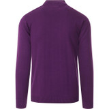 madcap england mens eastwood slim fit turtleneck knitted top imperial purple