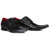 Madcap England Callahan Mod Smooth Leather Winklepicker Shoes in Black