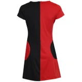 Madcap England Taste Of Honey 1960s Mod Circle Pocket Mini Dress in Black/White/Red
