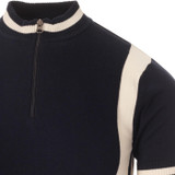 Vitesse MADCAP ENGLAND Retro Mod Cycling Top NAVY