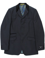 madcap england 4 button mohair suit jacket navy