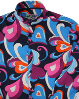 madcap england indra paisley surf retro 60s shirt