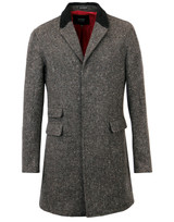 MADCAP ENGLAND RETRO MOD TOP COAT OVERCOAT GREY