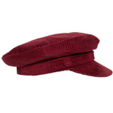 Madcap England Beatle Retro 1960s Mod Burgundy Cord Lennon Hat