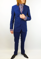 MADCAP ENGLAND TAILORED MOD SUIT RETRO SUIT BLUE