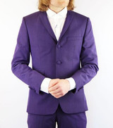 MADCAP ENGLAND RETRO MOD MOHAIR SUIT PLUM